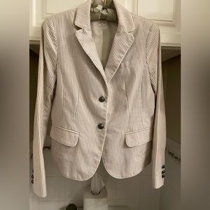 Gap The Academy Pin Stripe Blazer SZ 6 Never Been Worn